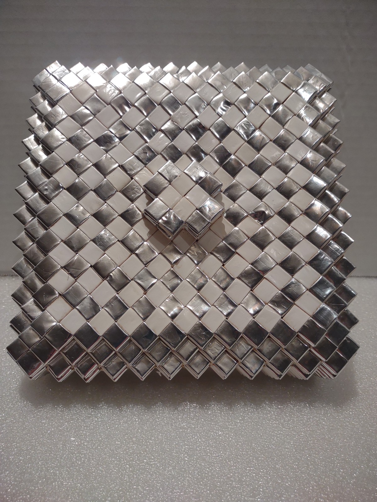 Recycled wrappers make-up box