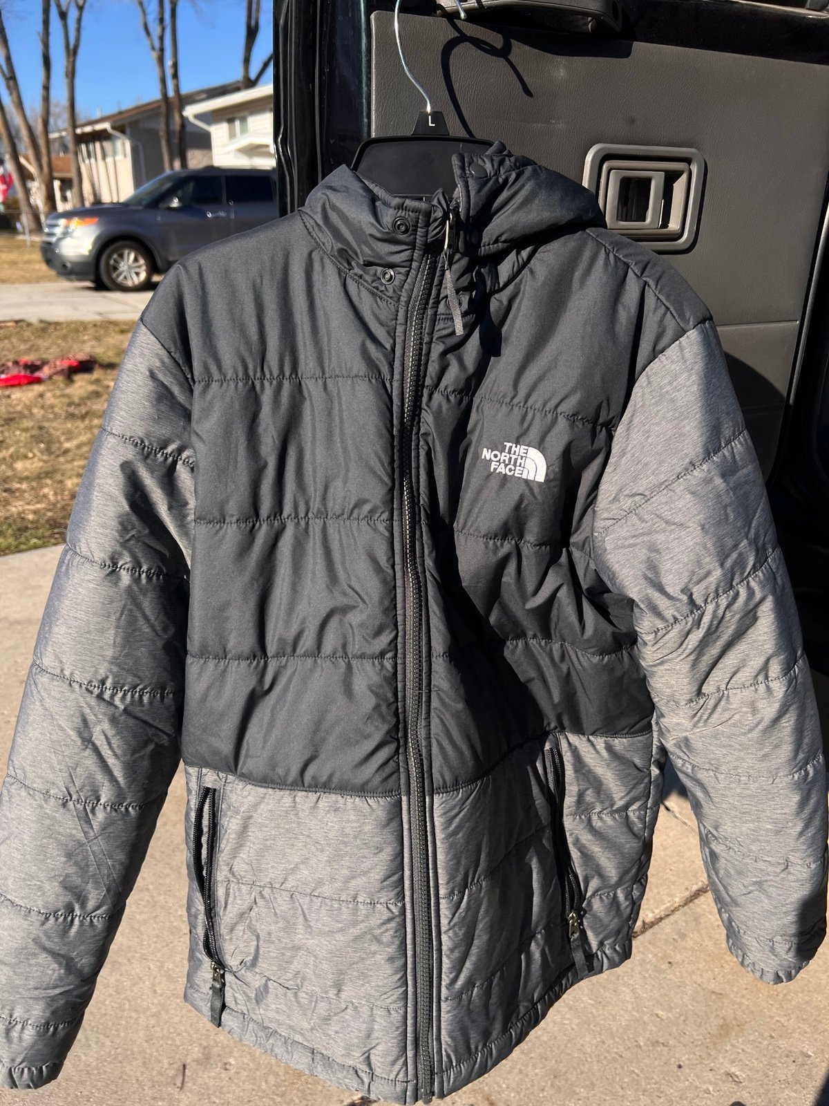 NorthFace double-sided puffer Jacket