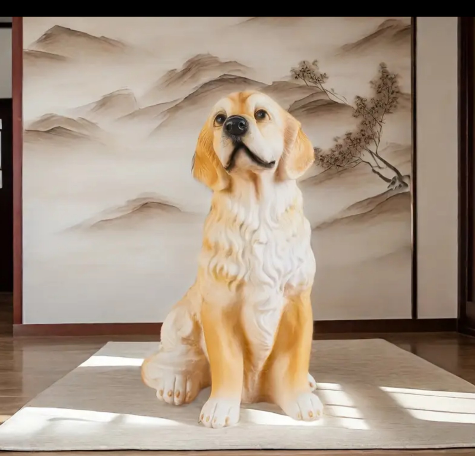 Resin Dog Statue