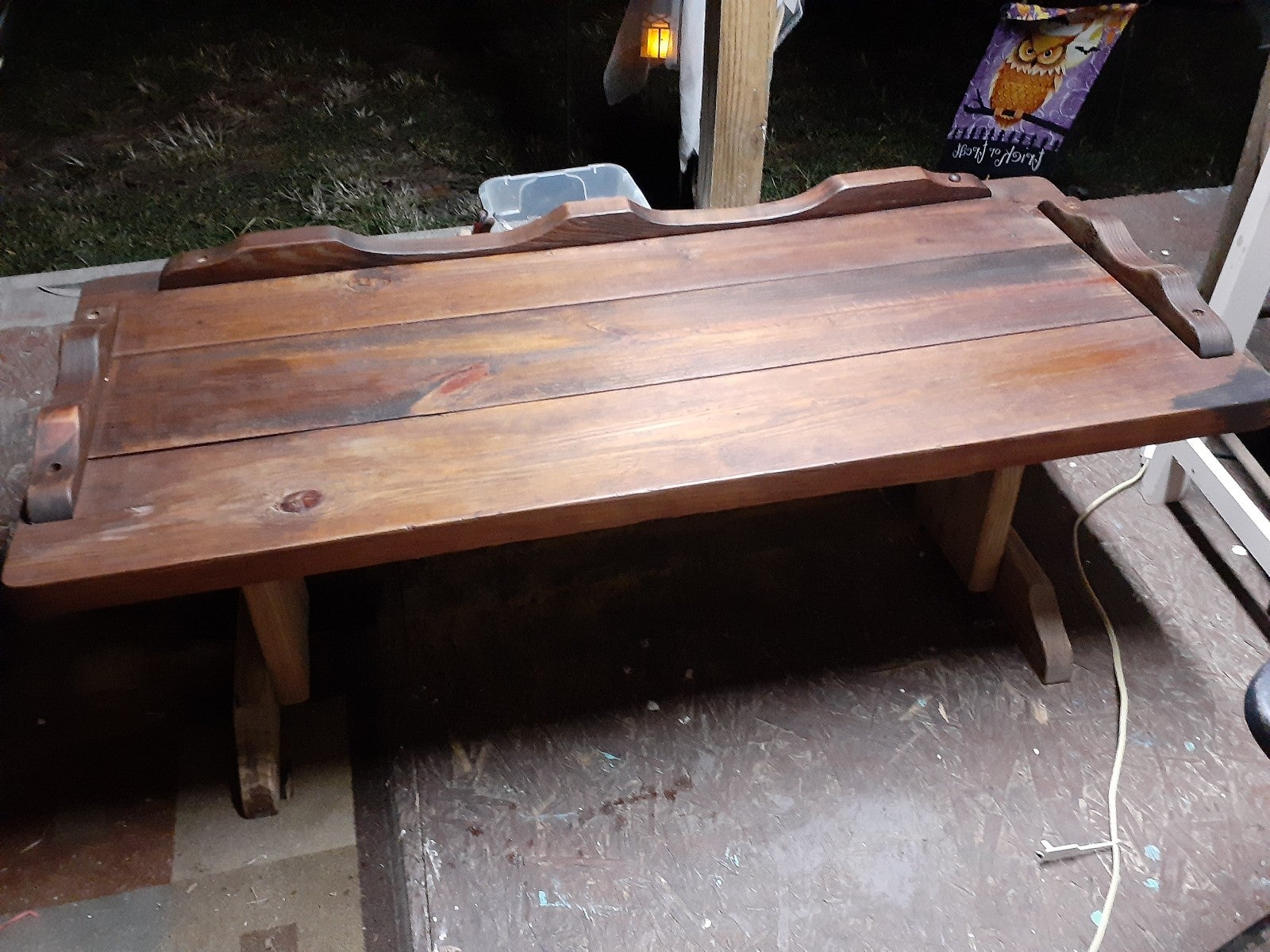 Antique coffee table