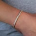 8 Womens 14K Gold 2ct Square Diamond Tennis Bracelet New 14 Karat Jewelry