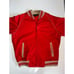 Champion Full Zip Varsity Jacket Men's Red Size Large Front Vintage