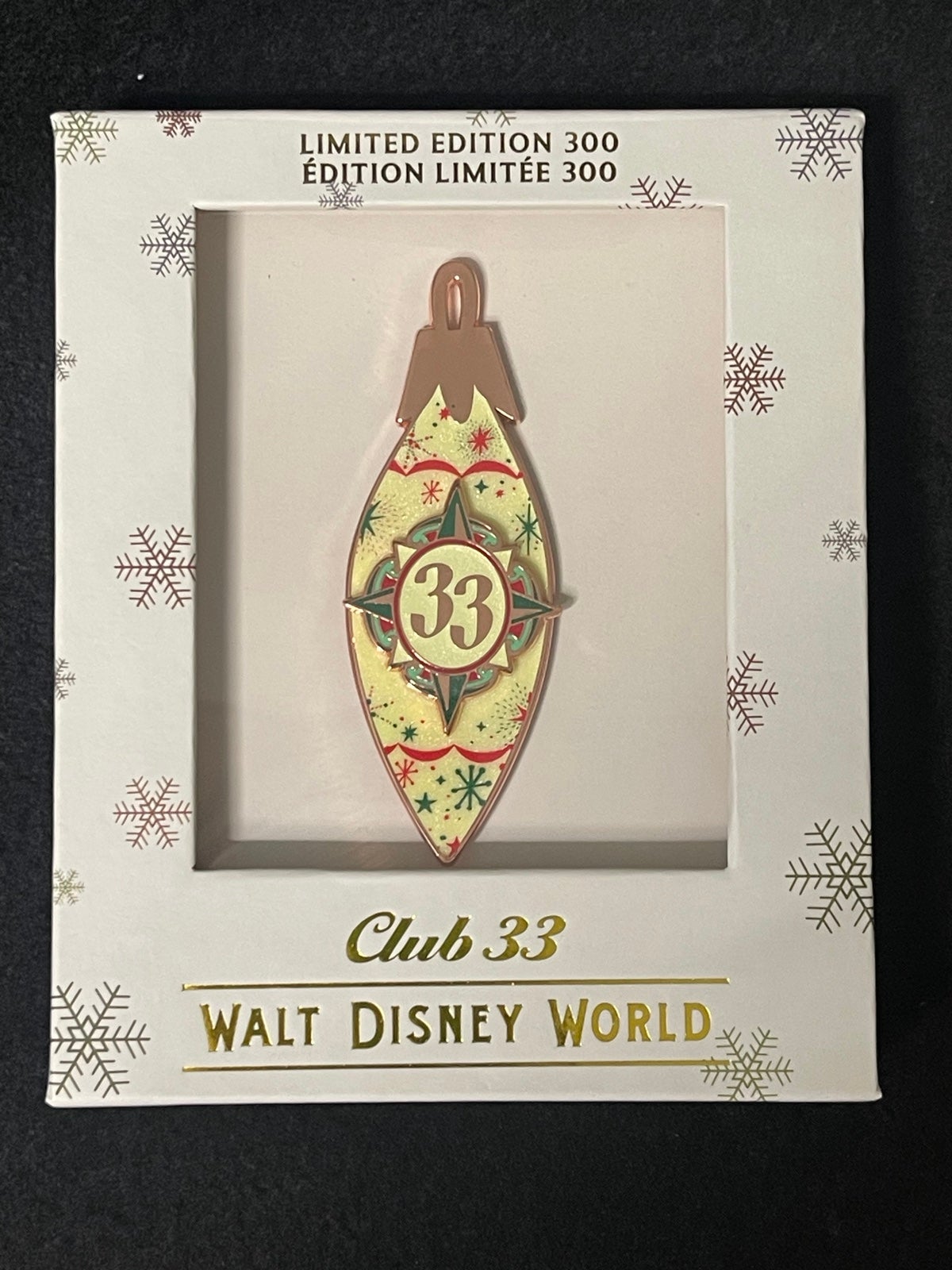 Disney Club 33 Ornament Pin LE 1 of 300