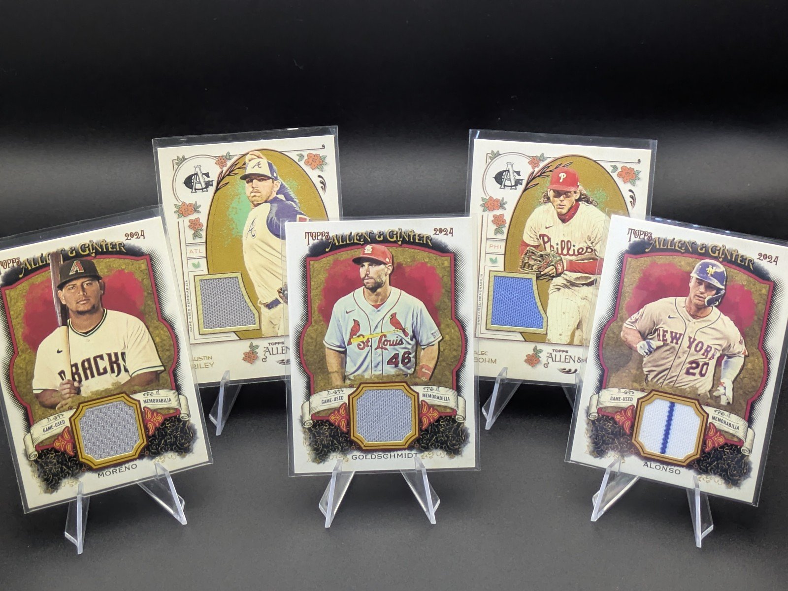 2024 Topps Allen & Ginter 5 Relic Card Patch Cards Material Collection MLB Lot