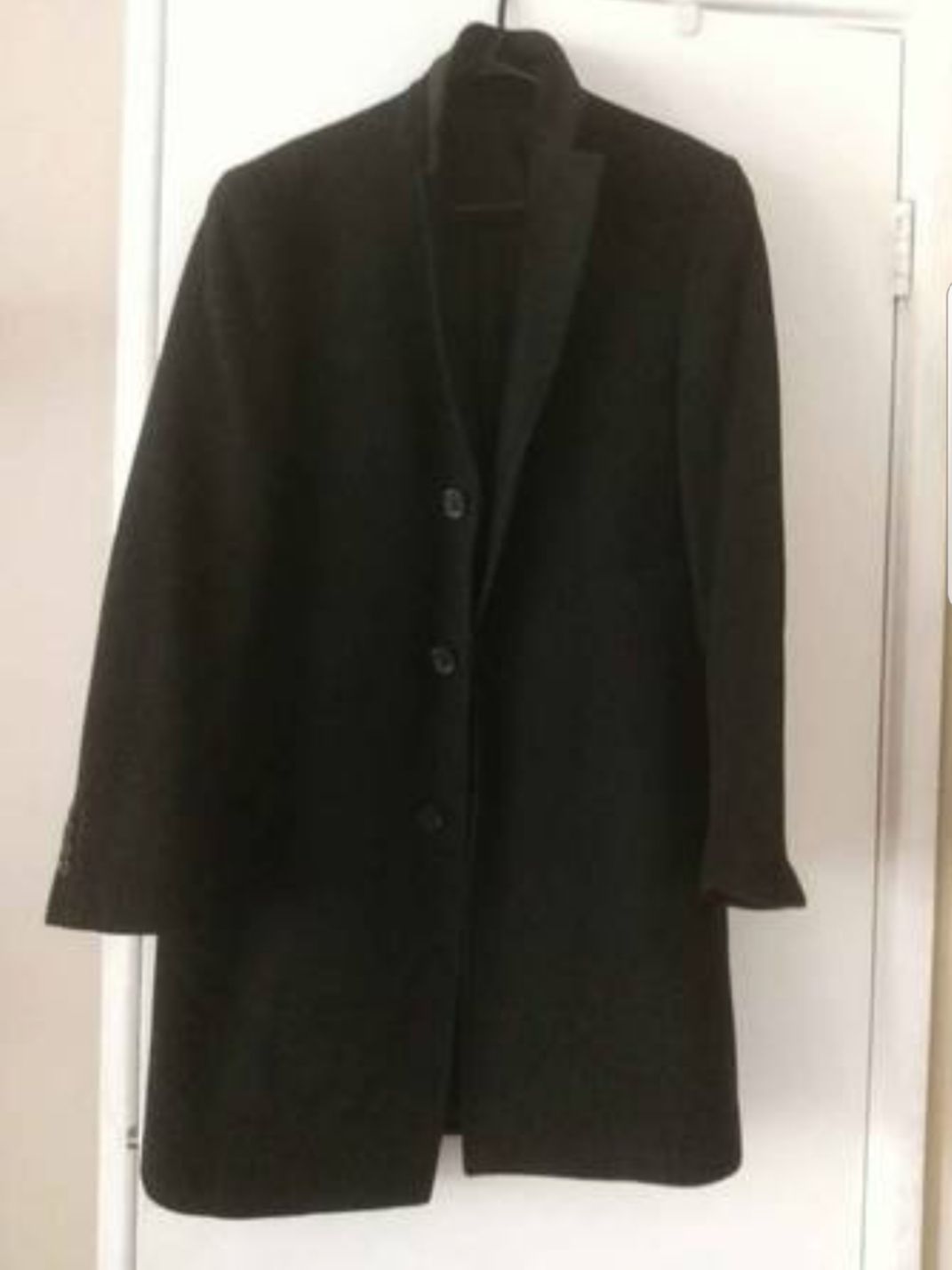 New Dkny Real Wool Tailored Down Coat
