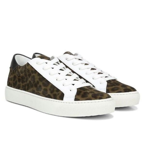 Veronica Beard Suede Leopard Bibi Sneakers Size 10