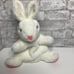 Omega Toy Vintage White Bunny Hand Puppet Plush 12” Very Rare Rabbit Easter HTF