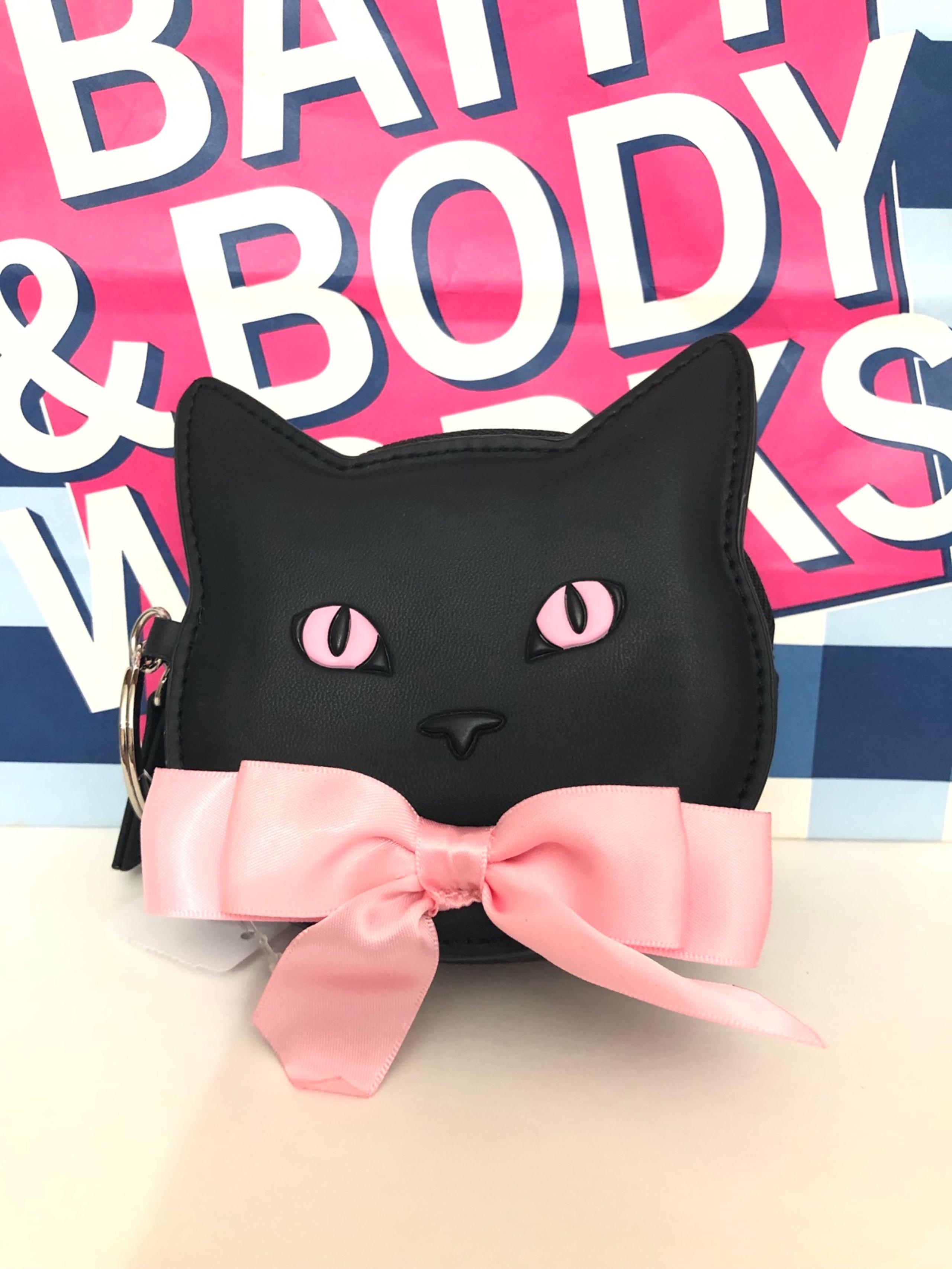 Bath & Body Works Halloween Black Cat Coin Purse