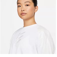 Nike Women's Sportswear Opal Fleece Graphic Crew Sweatshirt