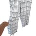 Liv by Habitat white + black window pane print linen blend pull on pants size L