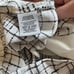 Liv by Habitat white + black window pane print linen blend pull on pants size L