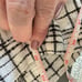 Liv by Habitat white + black window pane print linen blend pull on pants size L
