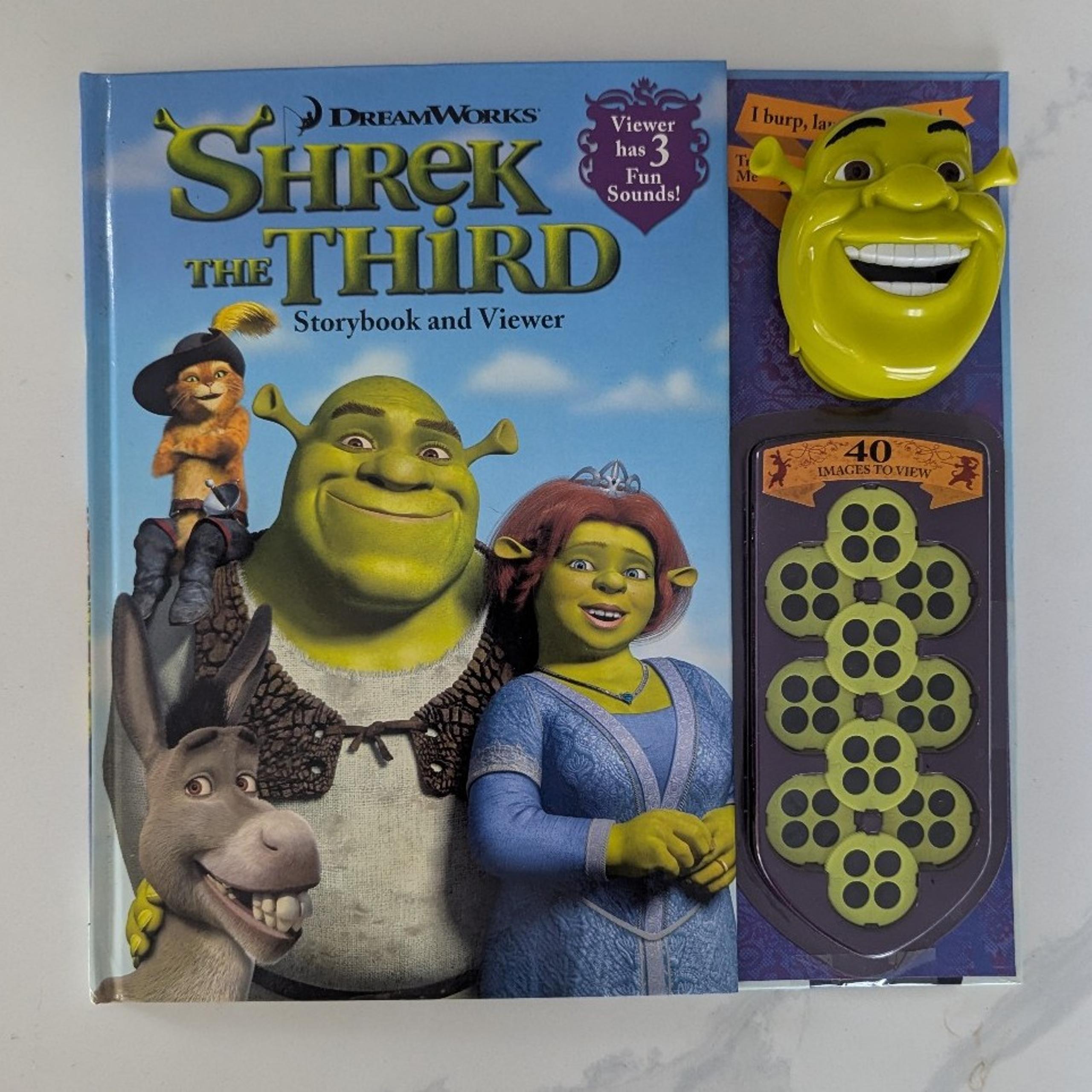 Rare 2008 DreamWorks Shrek The Third Interactive Viewer and Storybook