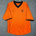 Vintage 2000 Nike Netherlands KNVB Soccer Jersey Football Orange Black XL