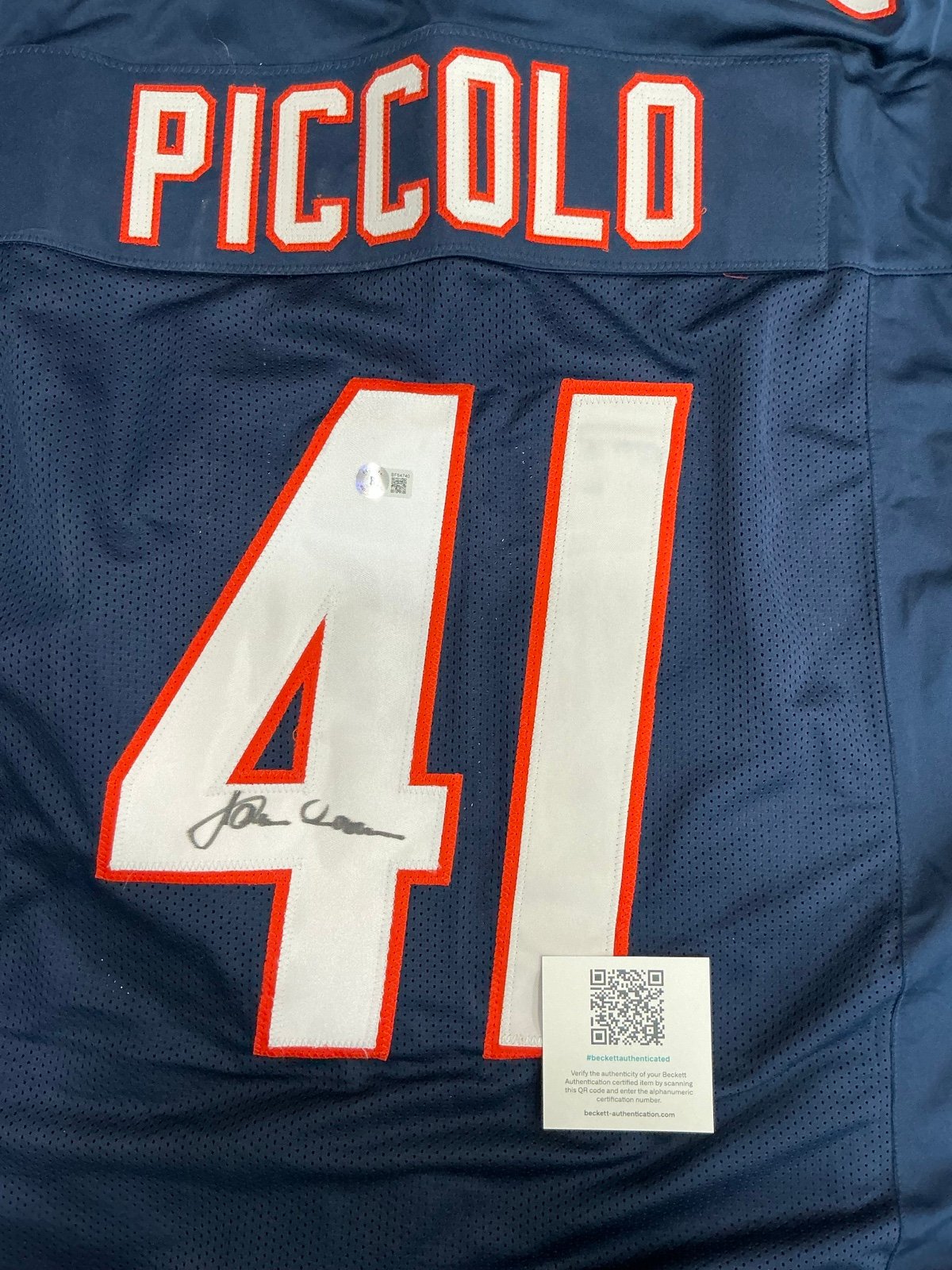 James Caan signed Brian Piccolo Jersey
