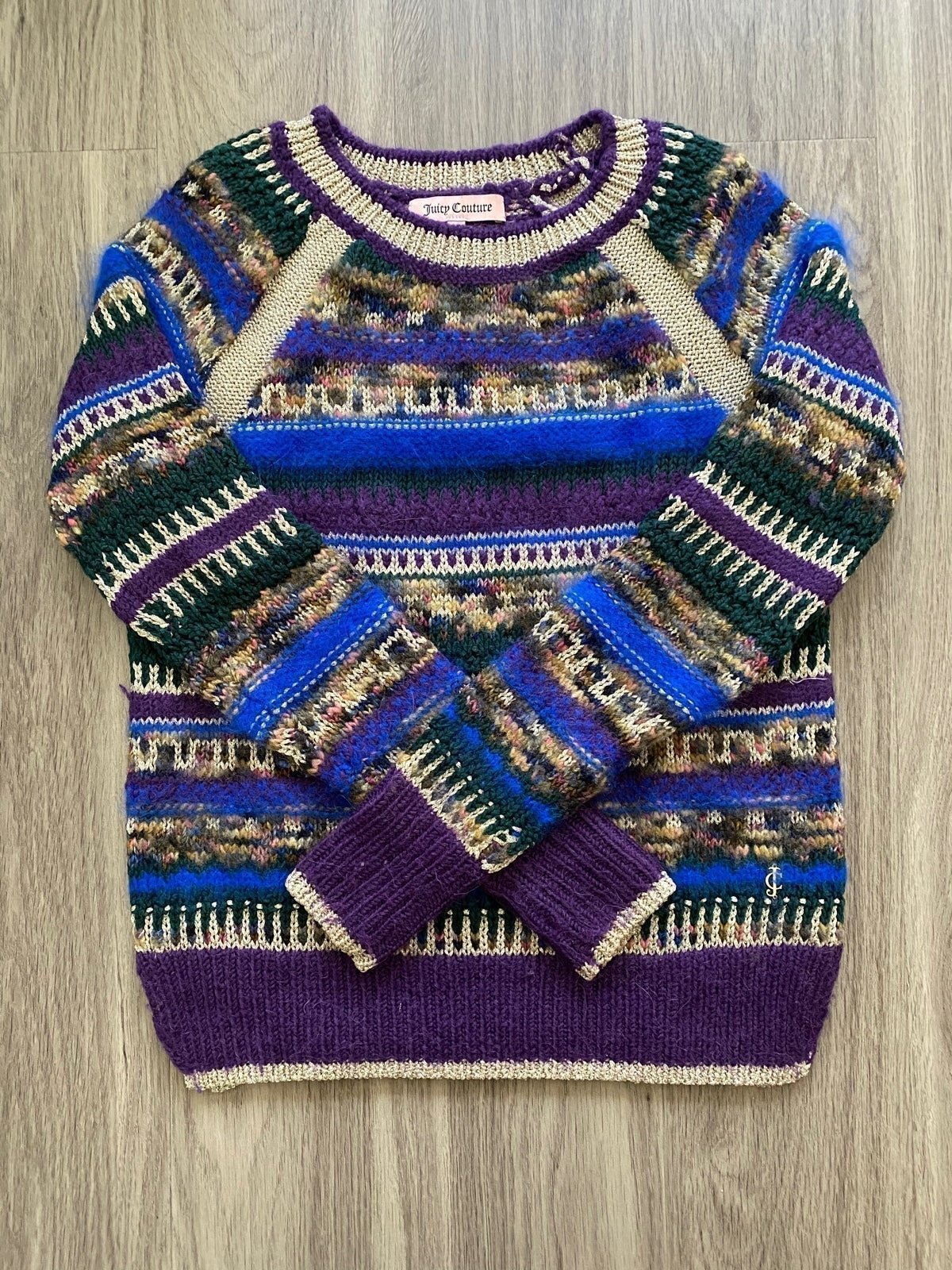 WOMEN’S JUICY COUTURE PURPLE SWEATER SIZE XS