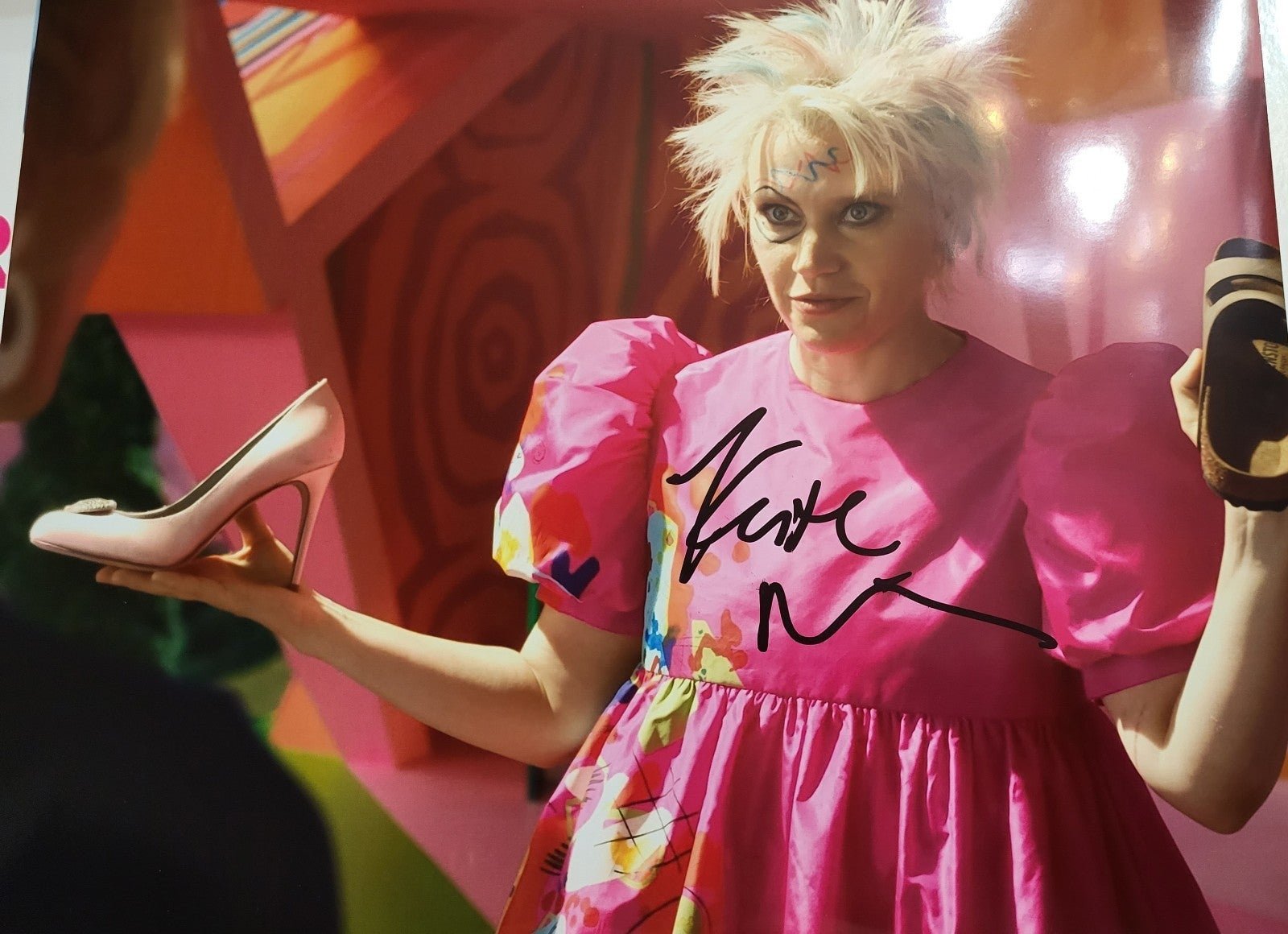 Kate Mckinnon signed Barbie 8x10 image autograph