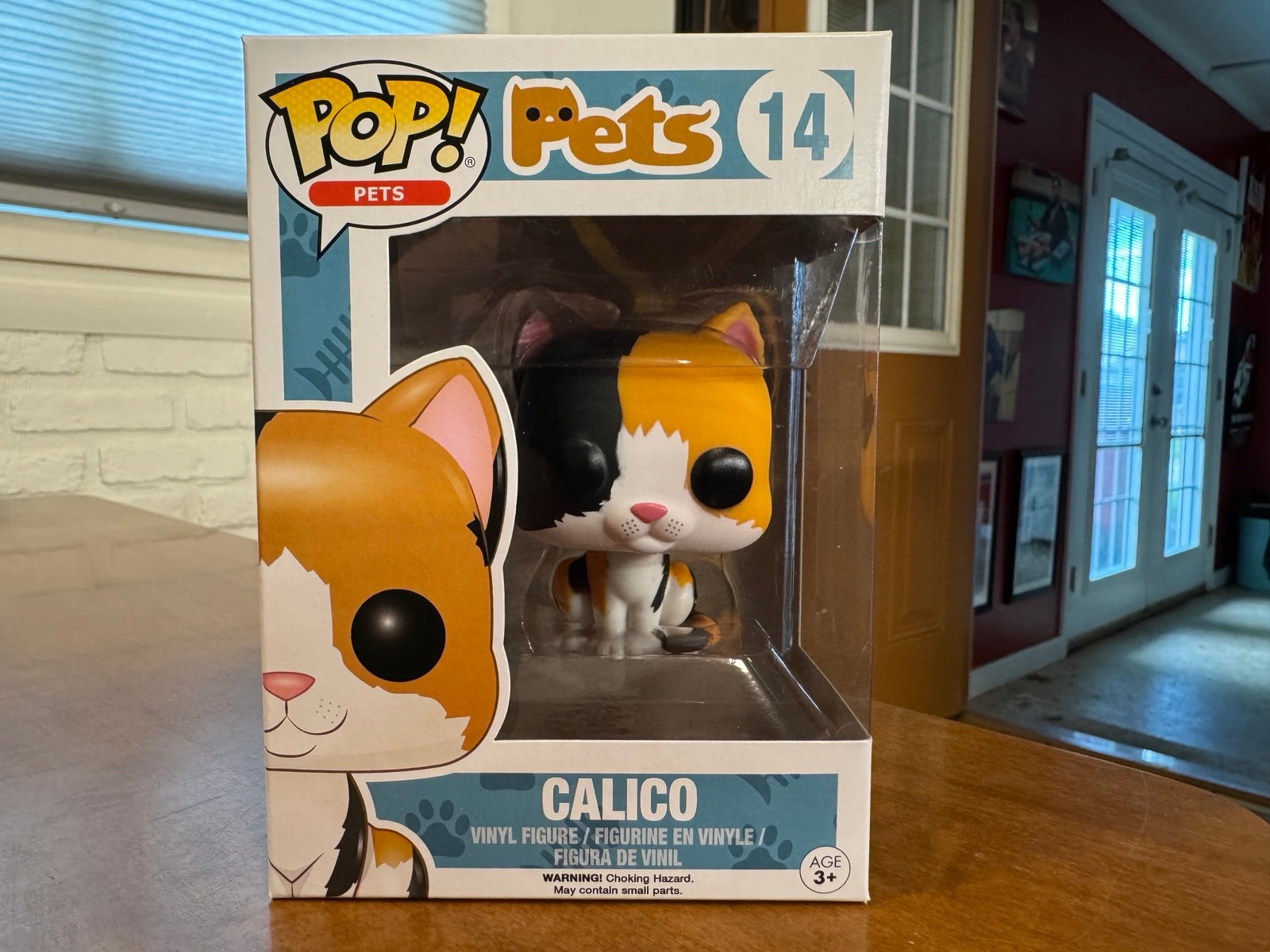Pets: Calico Cat Funko Pop #14 Mint W/New Plastic Protector!!