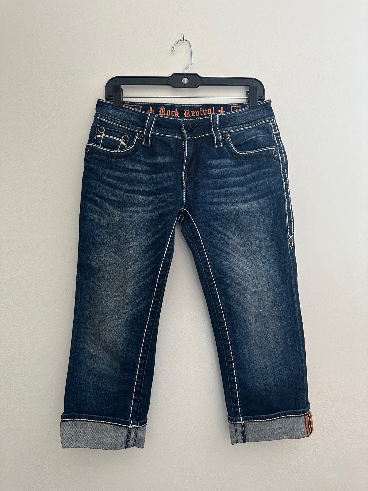 Rock Revival Celine Capri jeans size 28 stretch