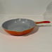 Vintage Le Creuset Orange 9” Skillet
