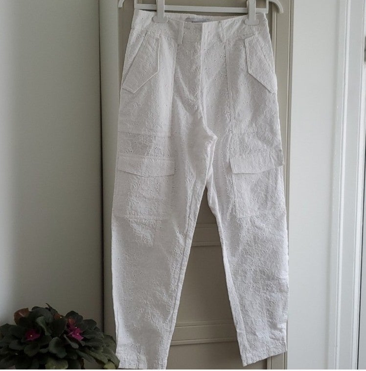 Derek lam eyelet cargo pants