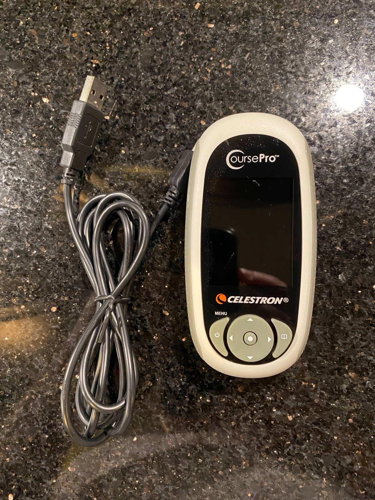 Celestron Course Pro GPS Personal Golf Caddy Golf with Mini USB Cable