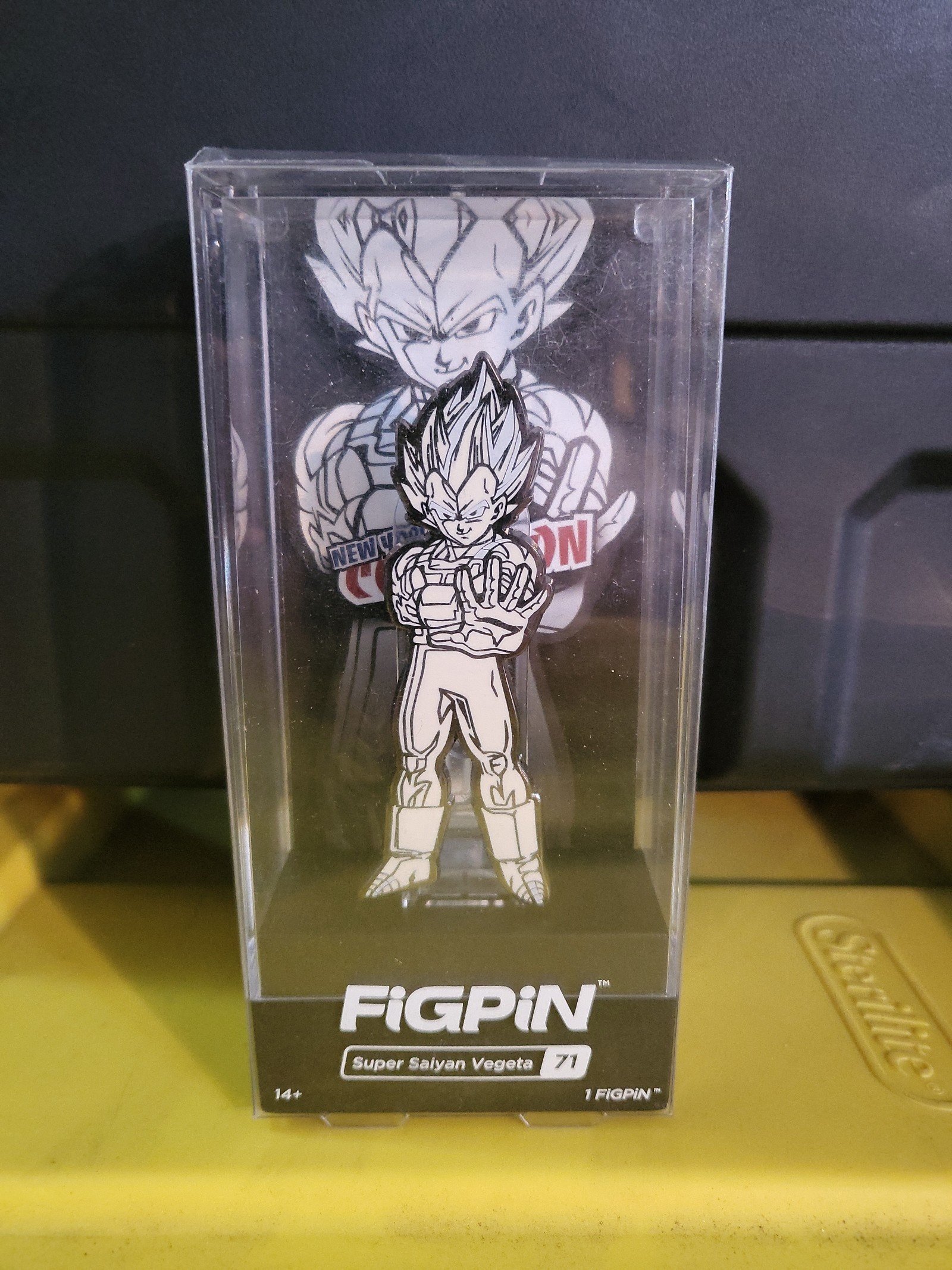 PSA AUTOGRAGHED Super Saiyan #71 Bait NYCC 2017 LE 500 Dragon Ball Z Figpin