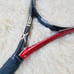 Wilson Khamsin Five Fx 3Lx 108 sq 4 3/8 red black tennis racket