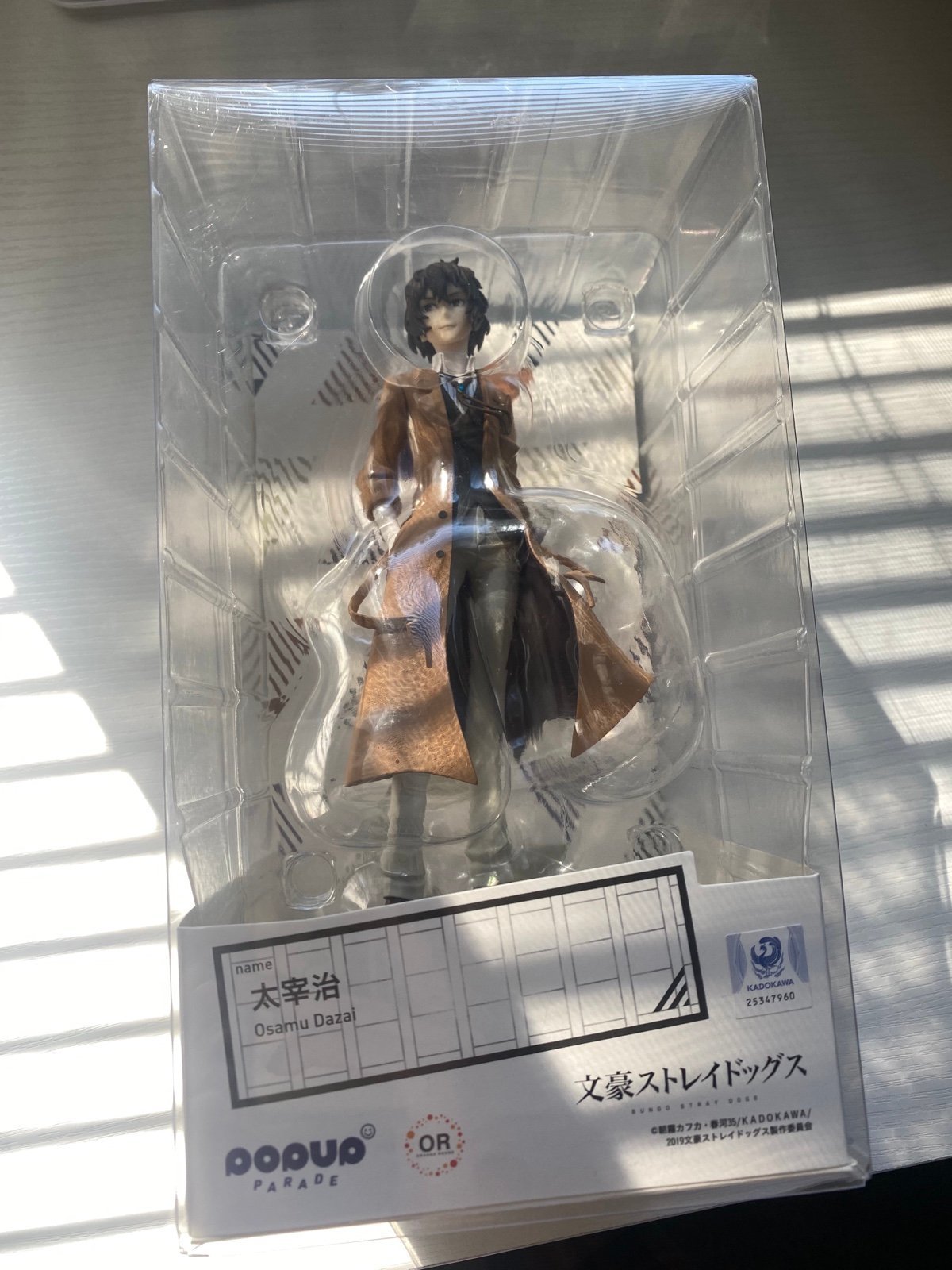 popup parade osamu dazai figure
