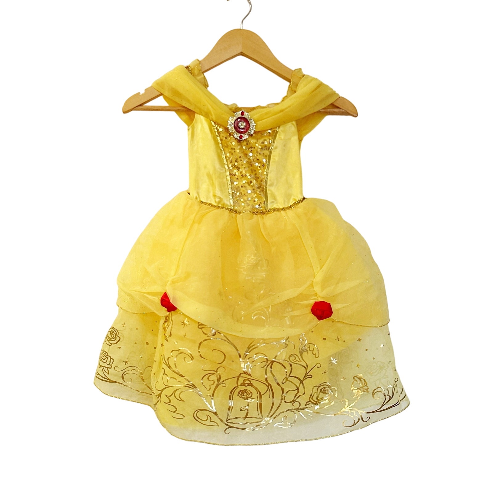 Disney Store Belle Princess Dress sz 3 Beauty and the Beauty Costume
