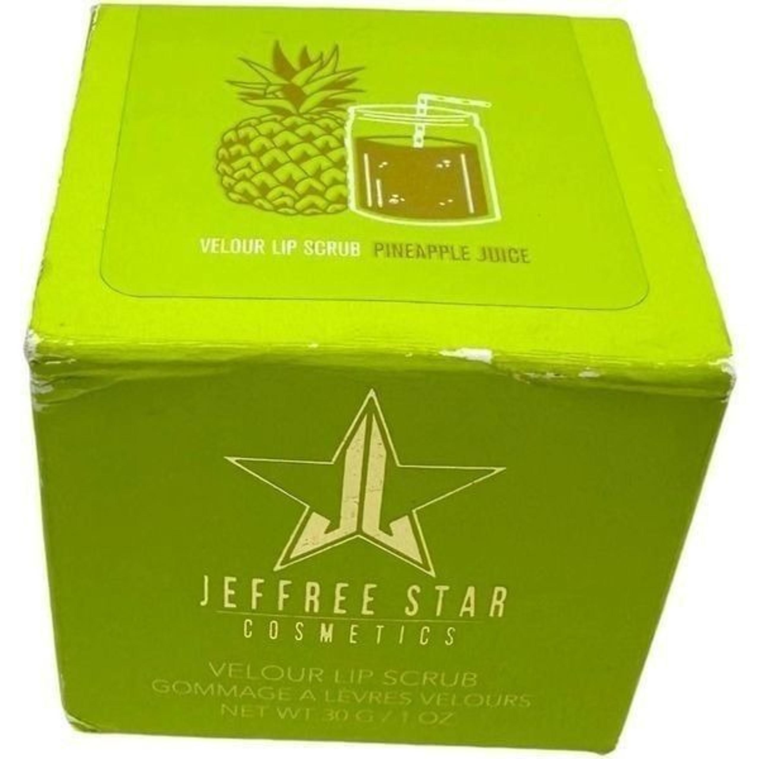 Jeffree Star Cosmetics Velour Lip Scrub in Pineapple Juice NWT NWB RARE