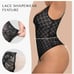 SHAPELLX Size 2XL Lace Body Suits for Women Tummy Control Black Shapewear Bodysu