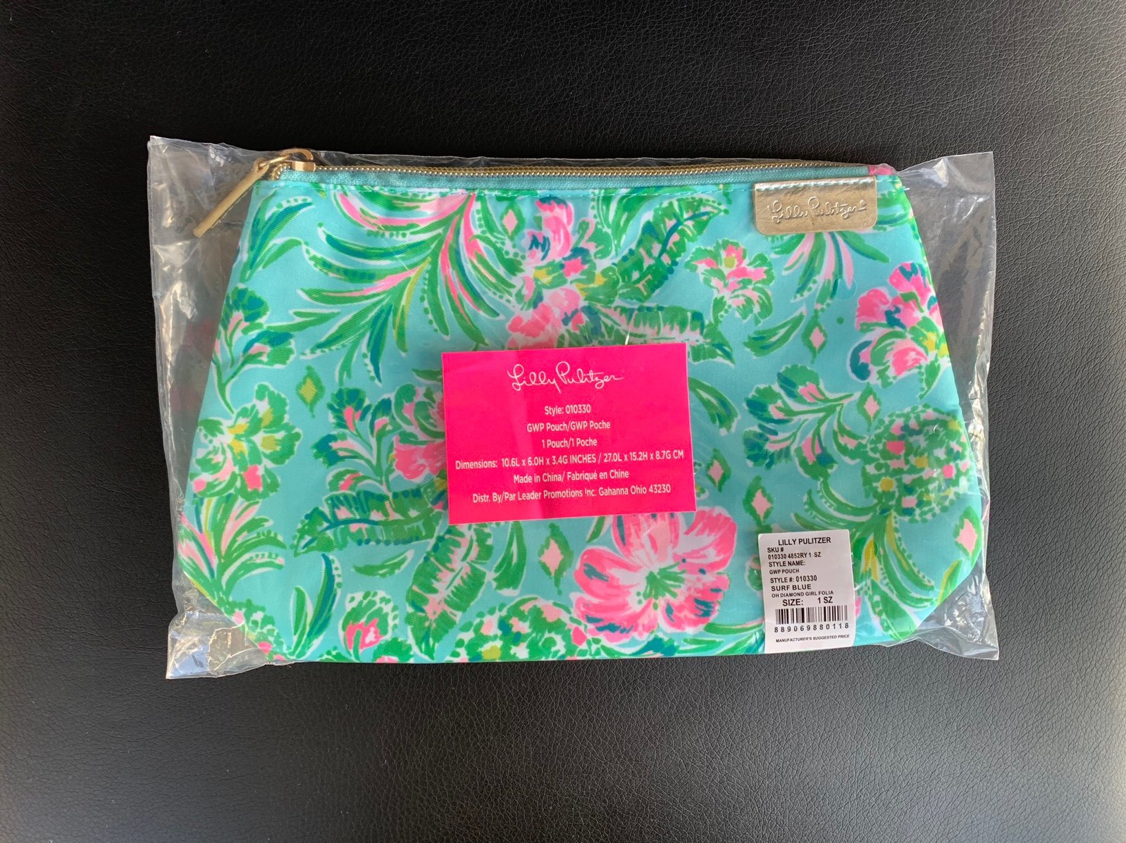 Lilly Pulitzer Surf Blue Pouch