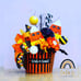 Candy Corn Halloween Centerpiece- Halloween Flower Arrangement