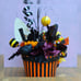 Candy Corn Halloween Centerpiece- Halloween Flower Arrangement