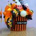 Candy Corn Halloween Centerpiece- Halloween Flower Arrangement