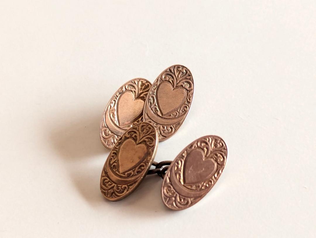 British vintage, English antique cufflinks