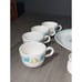 Vintage Franciscan GMB Tulip Time Oval Serving Platter Plate Dish, Cups 1950s