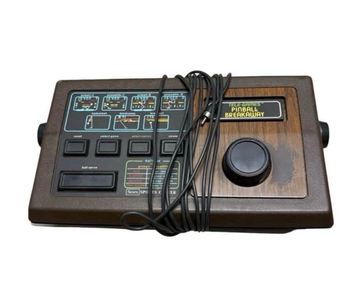 Sears Tele-Games Pinball Breakaway Console Factory Reconditioned USED
