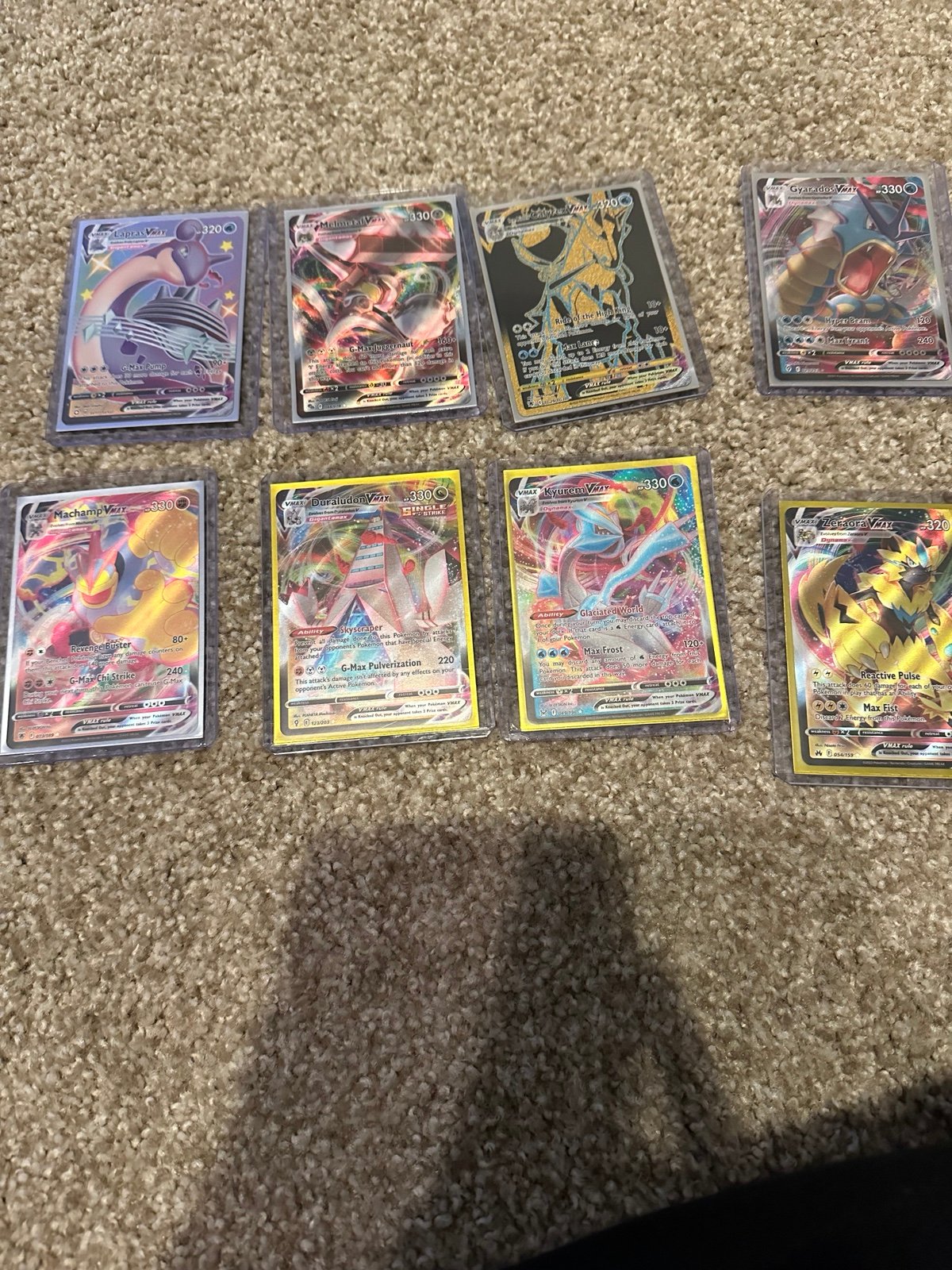 Various rare/semi rare Pokémon cards