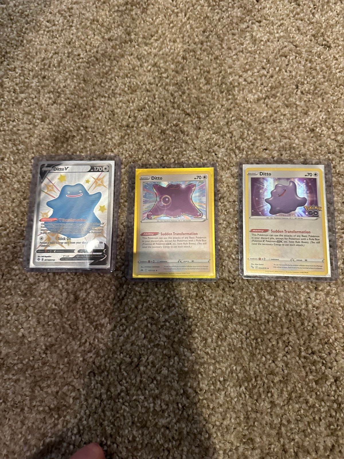 Various rare/semi rare Pokémon cards