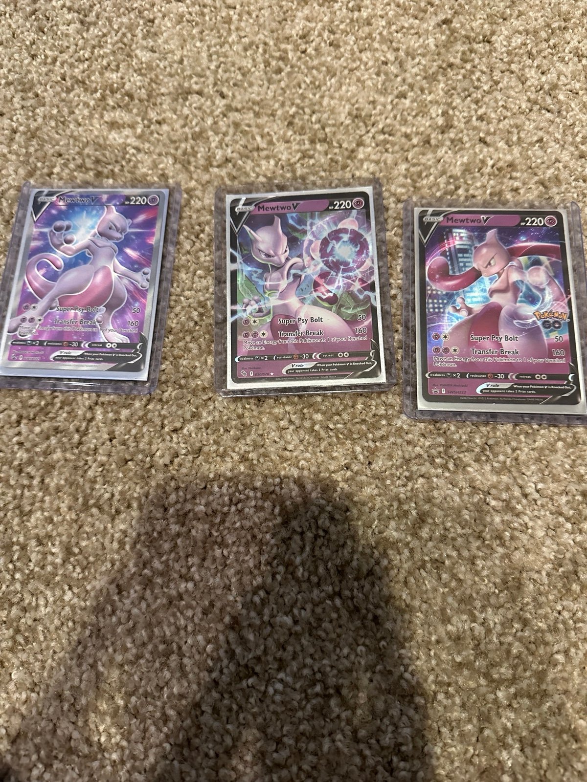 Various rare/semi rare Pokémon cards