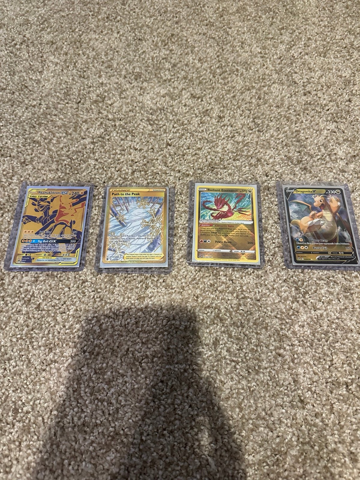 Various rare/semi rare Pokémon cards