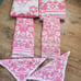 Vintage Pink Sears Drylon Bath Towels