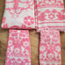 Vintage Pink Sears Drylon Bath Towels