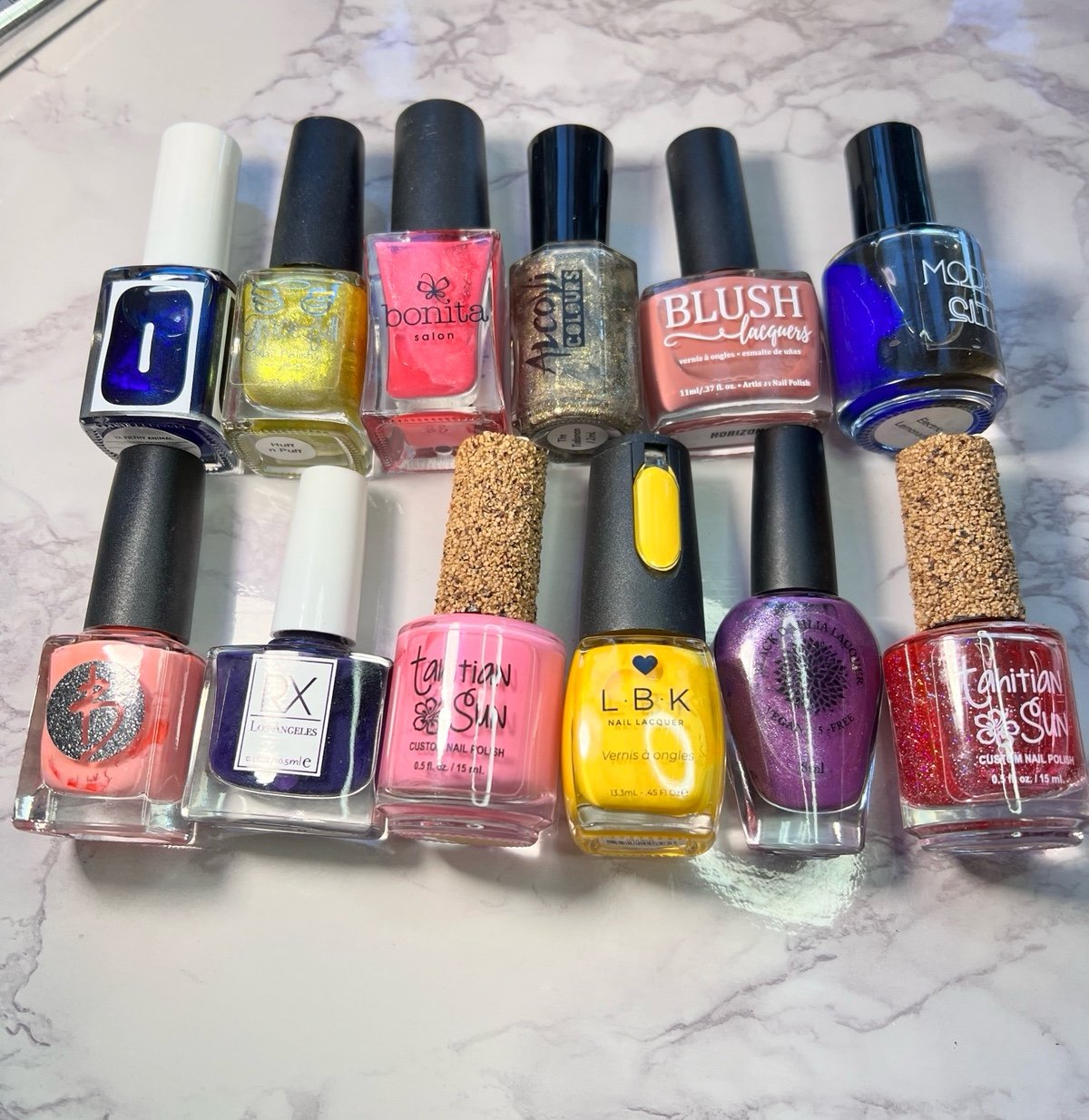 Indie Nail Polish Lot Loud Lacquer Blush Lacquer Glitter