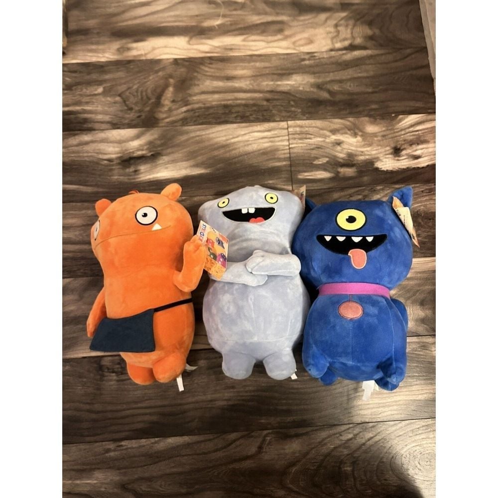 NEW Lot of 3 Ugly Dolls 14 2019 Plush Stuffed Animal Toys