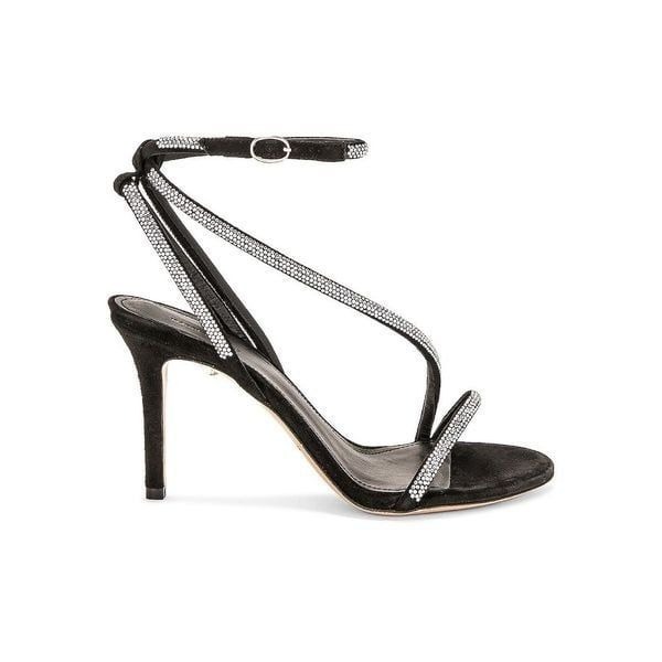 ISABEL MARANT Atria Strassy Sandal in Black Size 38 EU 8 US MSRP: 1,235