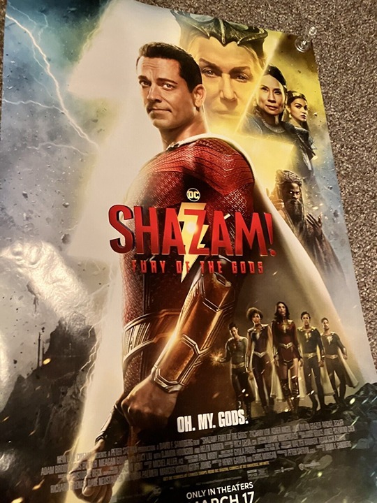SHAZAM : FURY OF THE GODS 2023 DS POSTER