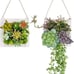 NEW Set of 2 Hanging Wall Artificial Plants for Home Decor Indoor